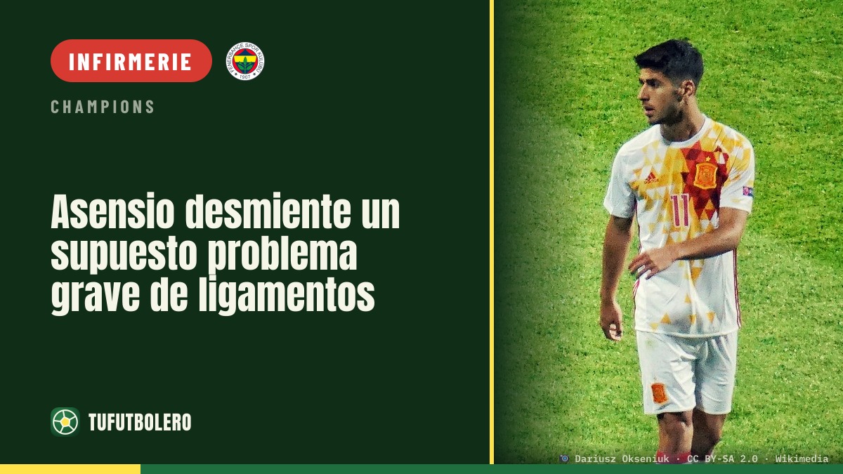 Asensio dément un grave problème de ligaments
