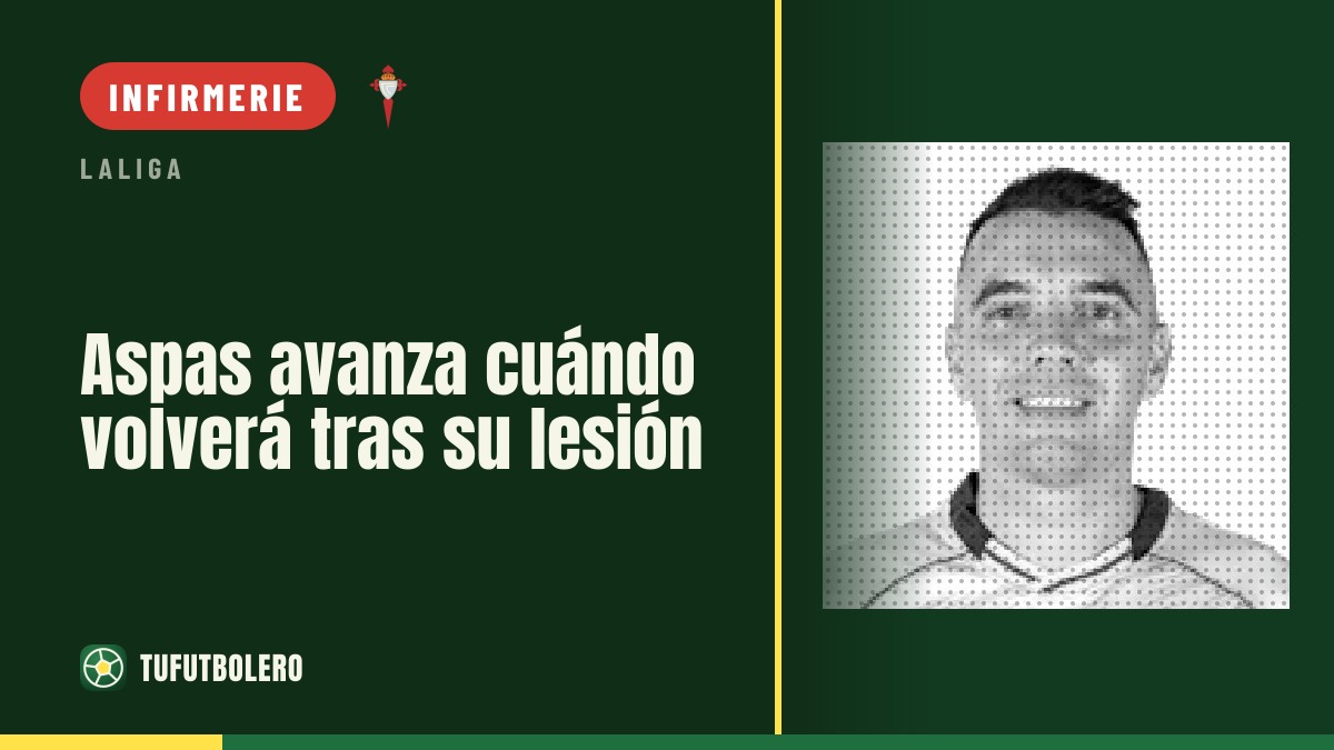 Aspas donne une date de retour après sa blessure