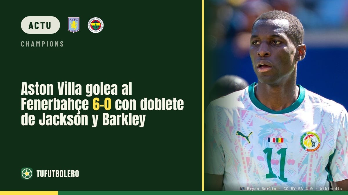 Aston Villa écrase le Fenerbahçe 6-0 grâce aux doublés de Jackson et Barkley