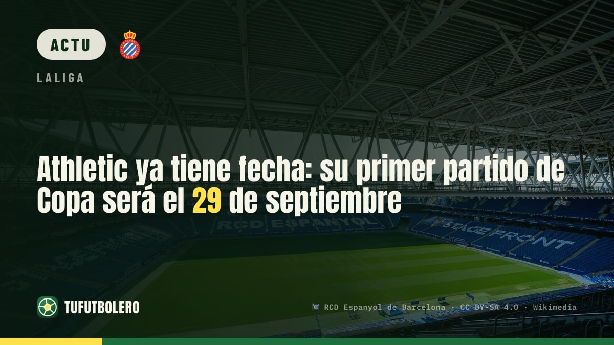 Athletic connaît l’horaire de son entrée en Coupe: 29 septembre à 21h