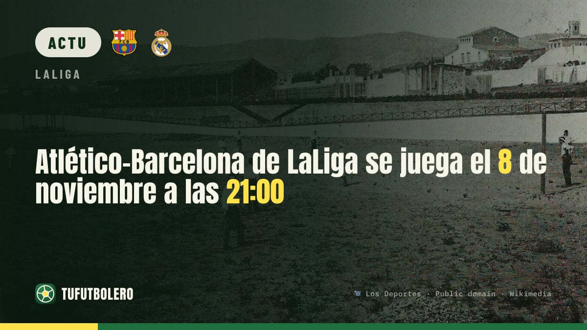 Atlético-Barça en LaLiga programmé le 8 novembre à 21h00