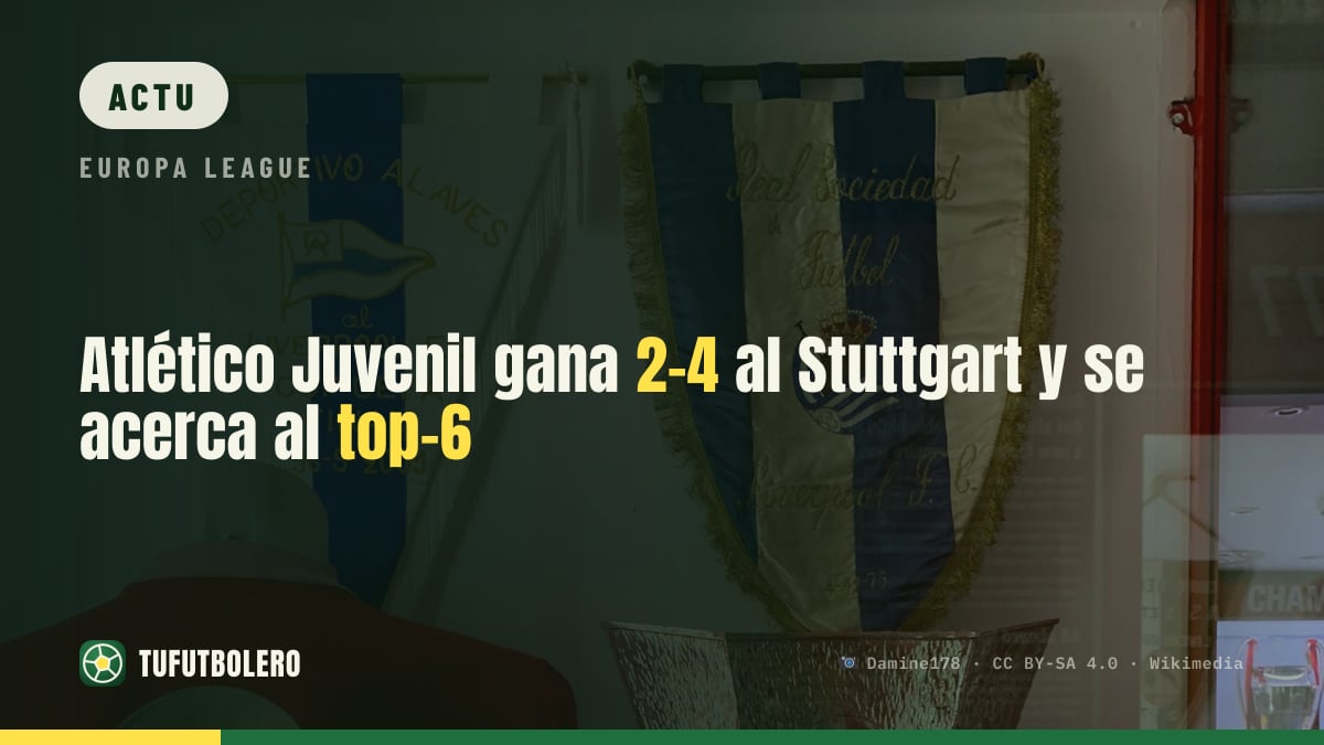Atlético Juvenil s’impose 2-4 à Stuttgart et vise le top-6