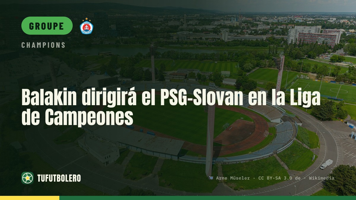 Balakin arbitre du PSG-Slovan en Ligue des champions
