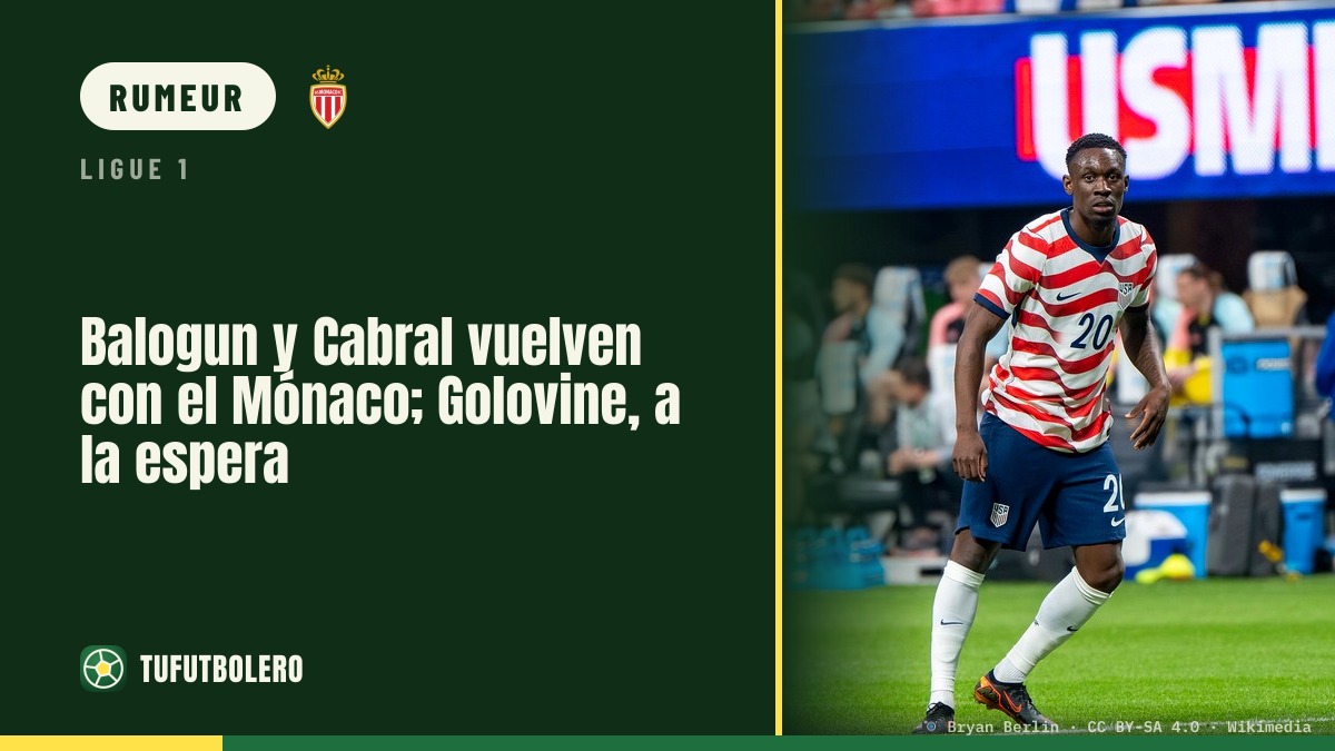 Balogun et Cabral reviennent au Monaco; Golovine encore en suspens