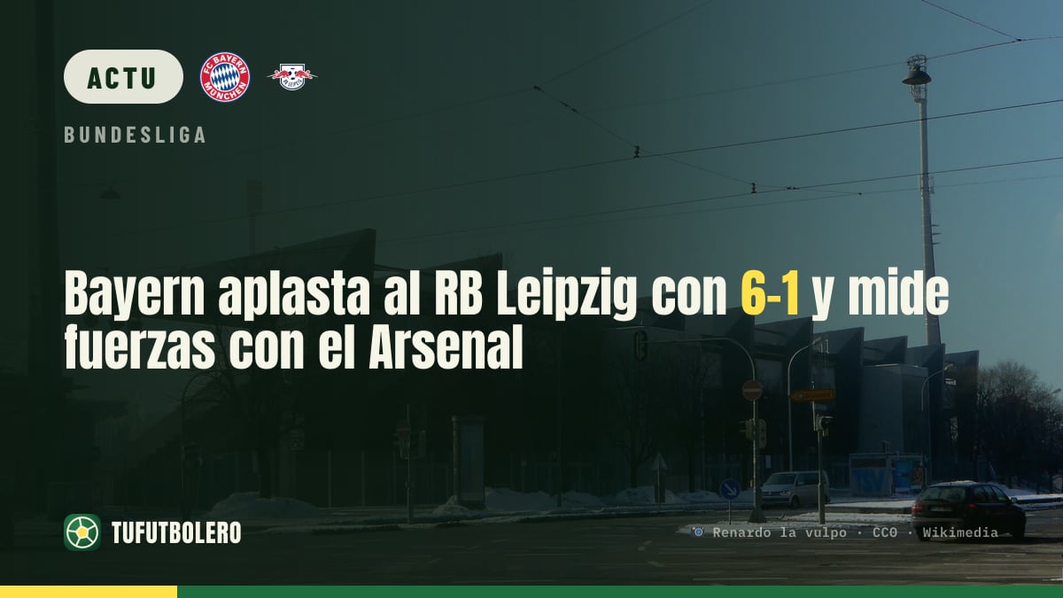 Le Bayern écrase le RB Leipzig 6-1 et vise l’Arsenal en C1