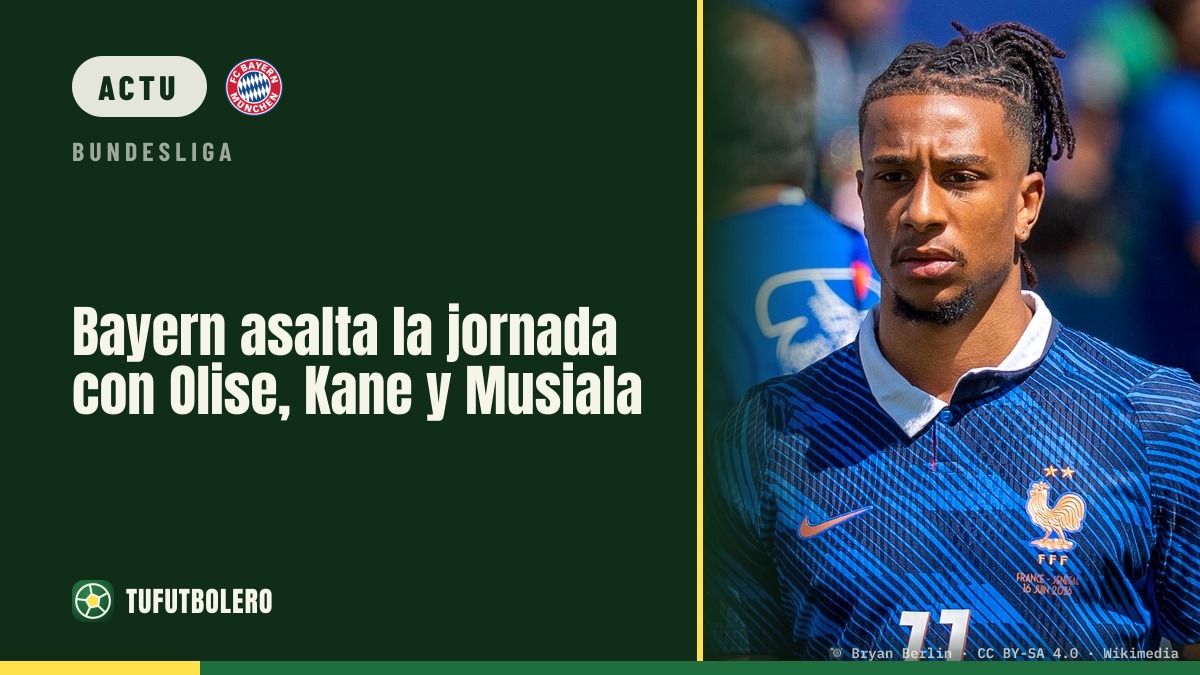 Le Bayern enchaîne avec Olise, Kane et Musiala
