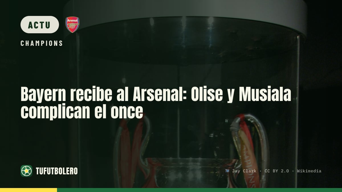 Bayern- Arsenal à Munich : Olise suspendu, Musiala absent