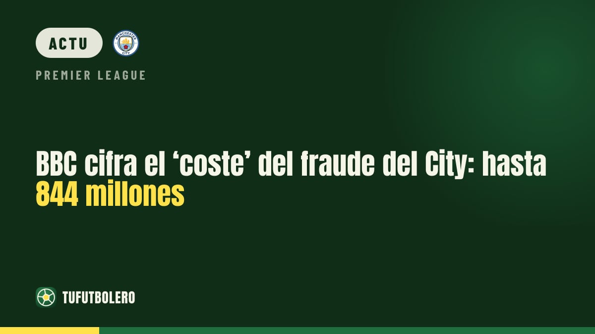 La BBC chiffre le coût des infractions du City : jusqu’à 844 M£