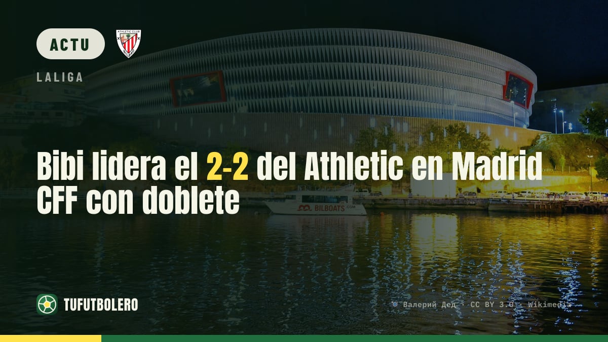 Bibi fait la différence pour le 2-2 de l’Athletic à Madrid CFF
