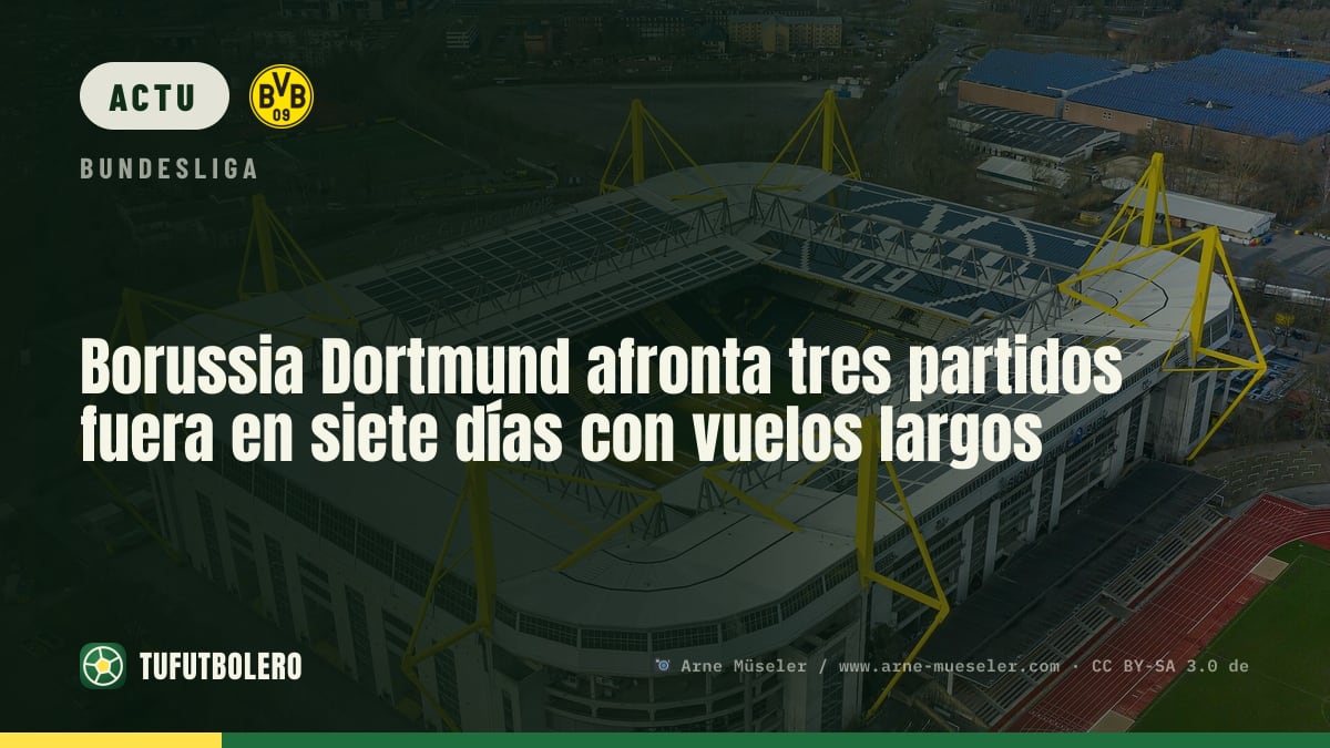 Borussia Dortmund enchaîne trois matches à l’extérieur en sept jours