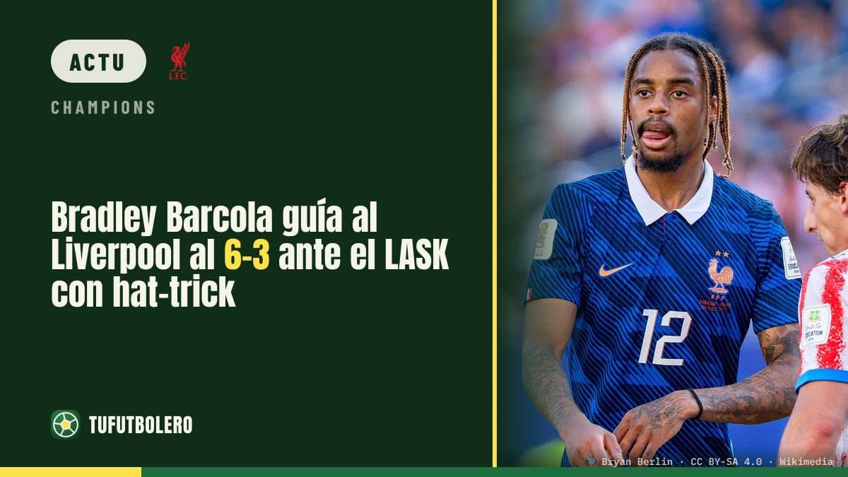 Bradley Barcola fait exploser le LASK: Liverpool s’impose 6-3