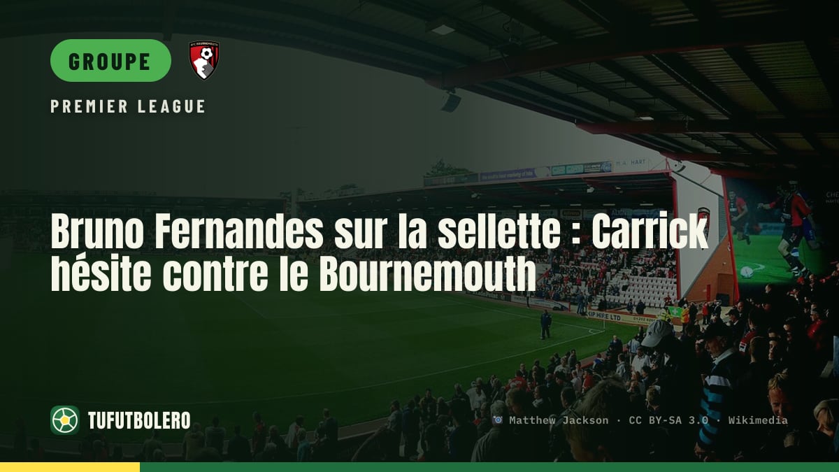 Bruno Fernandes sur la sellette : Carrick hésite contre le Bournemouth