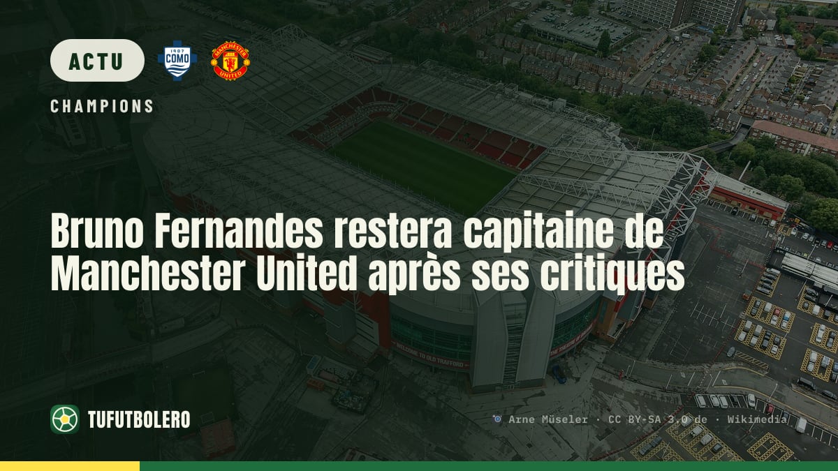 Bruno Fernandes restera capitaine de Manchester United après ses critiques