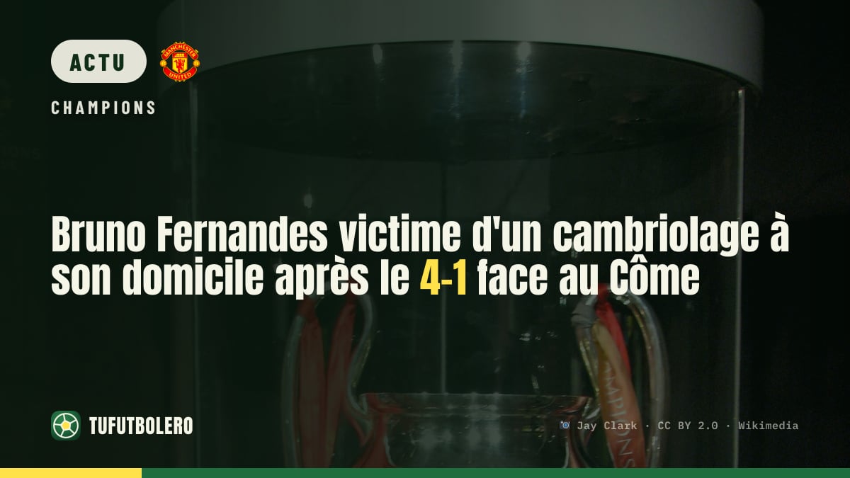 Bruno Fernandes victime d'un cambriolage à son domicile après le 4-1 face au Côme