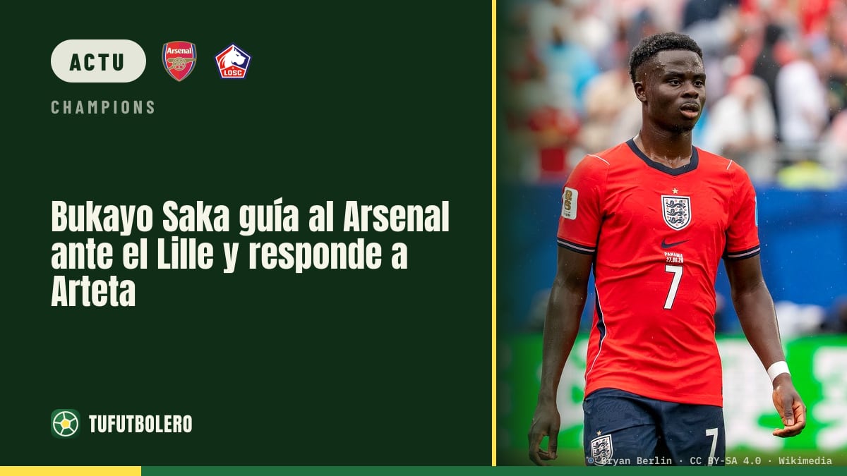 Bukayo Saka fait basculer le match contre Lille et répond à Arteta