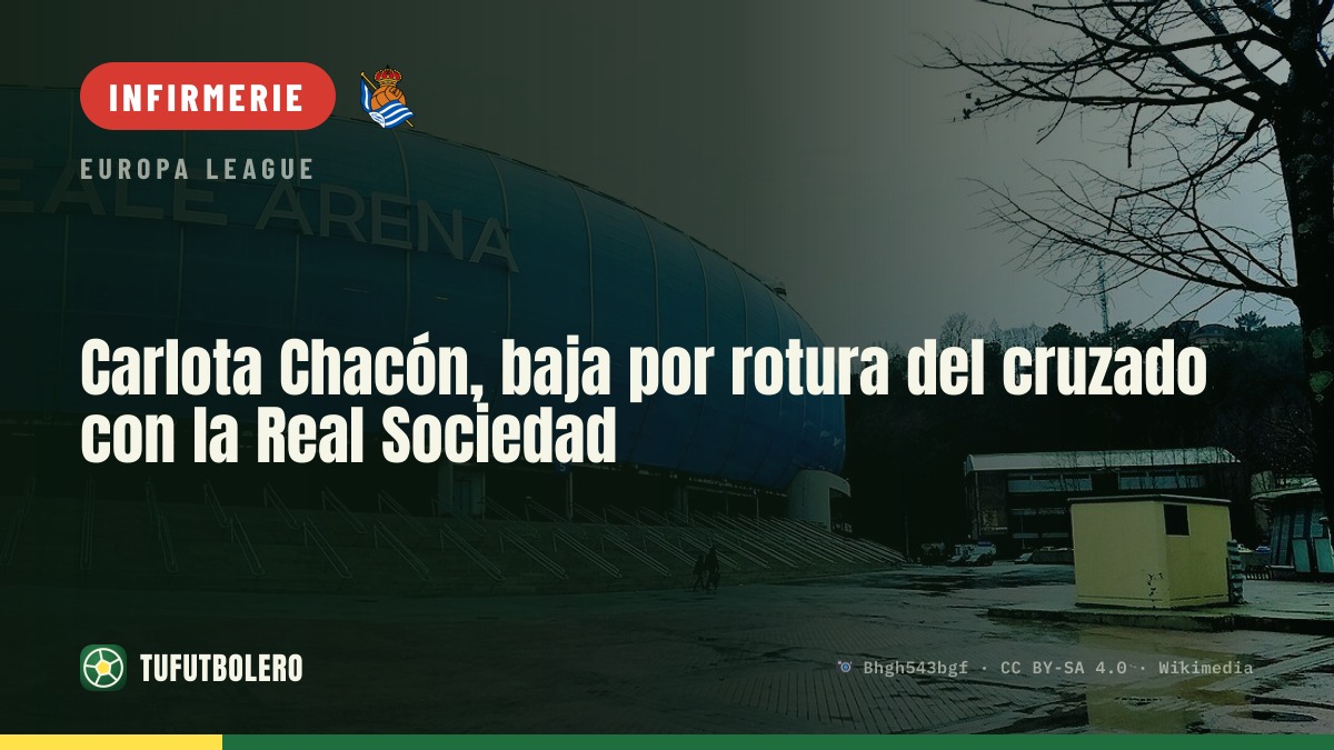 Carlota Chacón, absente après rupture du croisé à la Real Sociedad