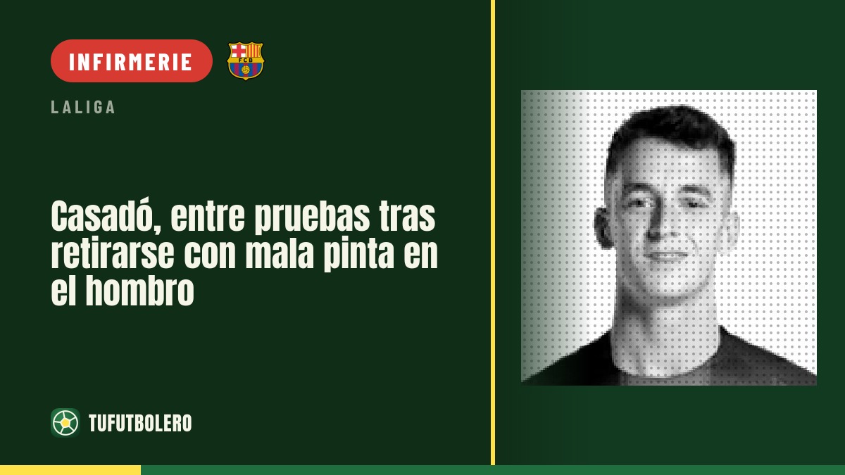 Casadó à l’arrêt: inquiétude après un problème à l’épaule