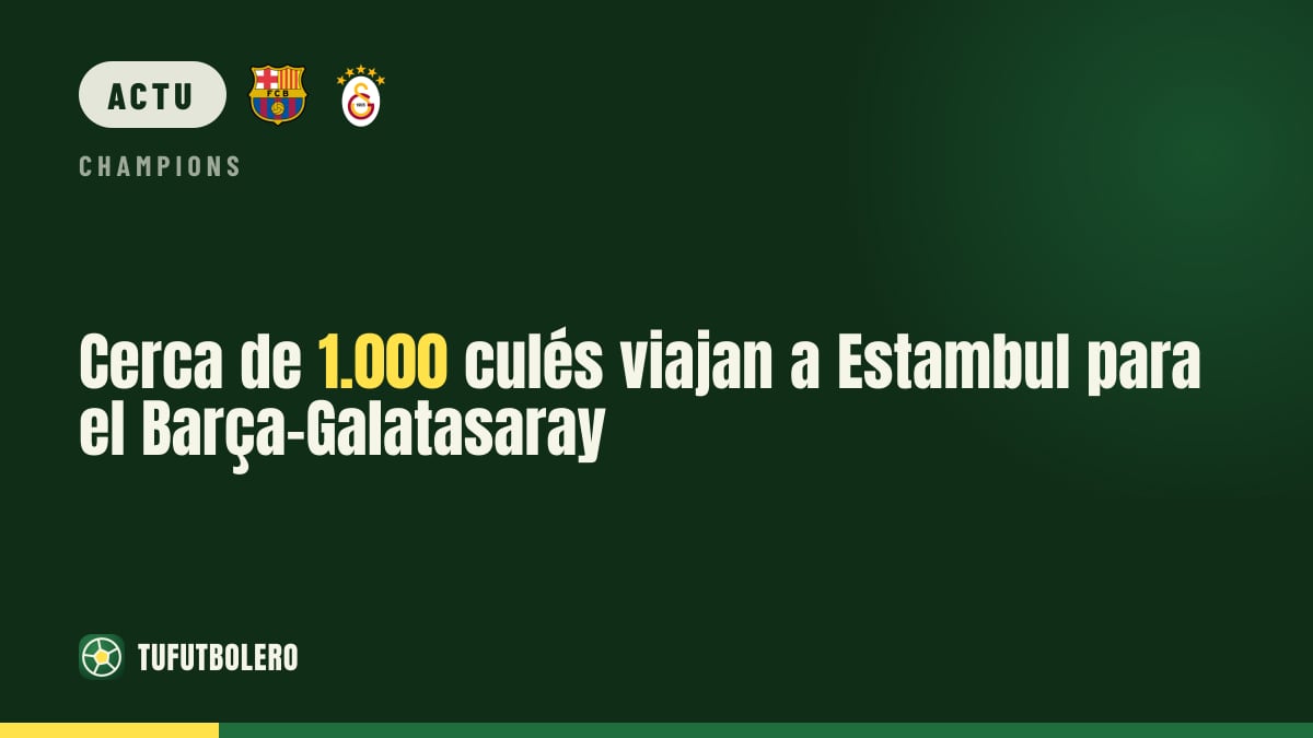Près de 1 000 supporters culés à Istanbul pour le Barça-Galatasaray