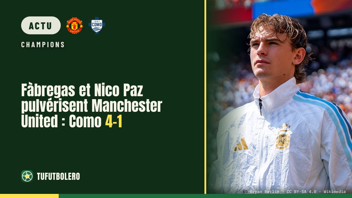 Fàbregas et Nico Paz pulvérisent Manchester United : Como 4-1