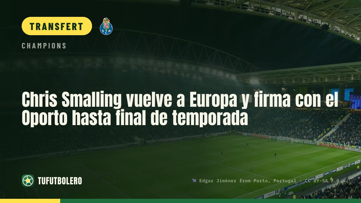 Chris Smalling revient en Europe et signe au FC Porto jusqu’à la fin de saison