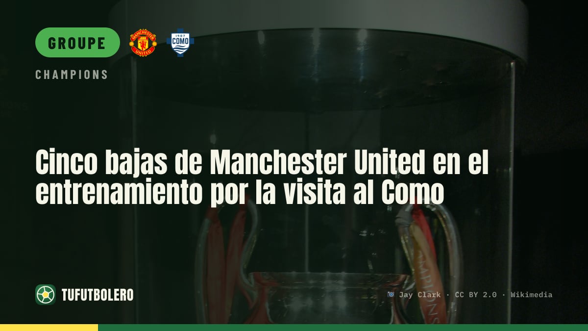 Cinq joueurs de Manchester United ratent l’entraînement avant le déplacement à Como