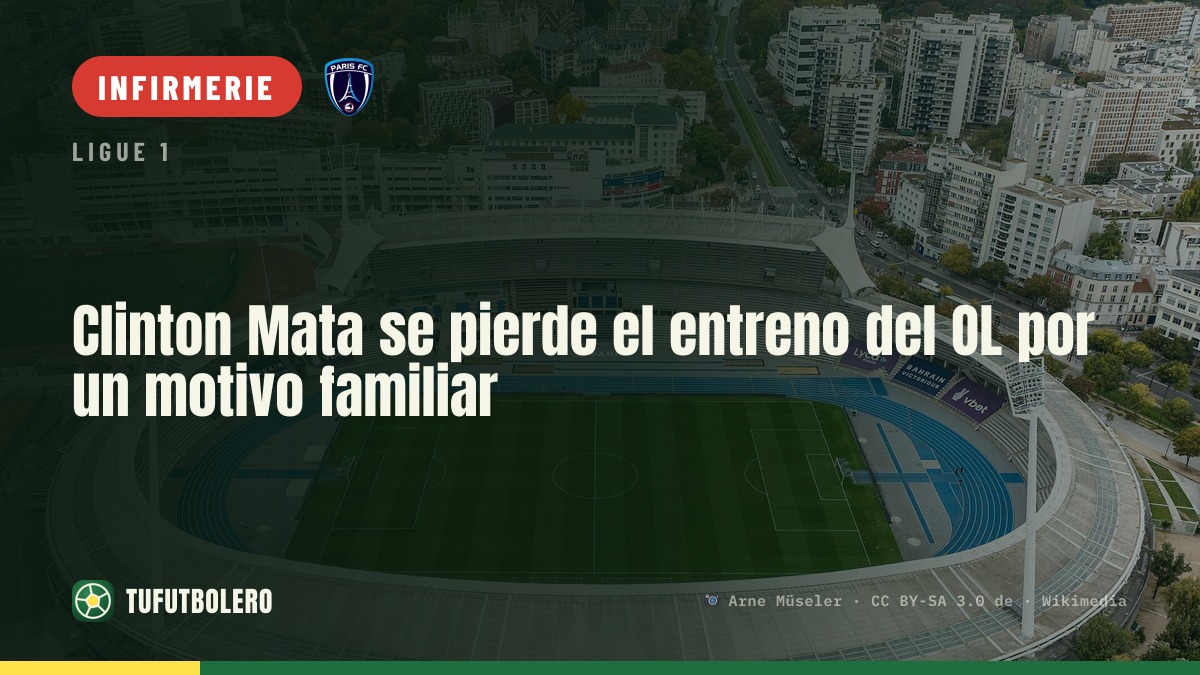 Clinton Mata absent à l’entraînement de l’OL pour un heureux événement
