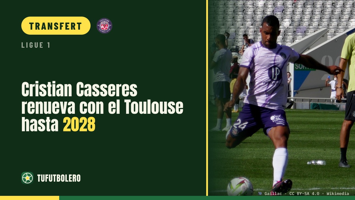 Cristian Casseres prolonge à Toulouse jusqu’en 2028