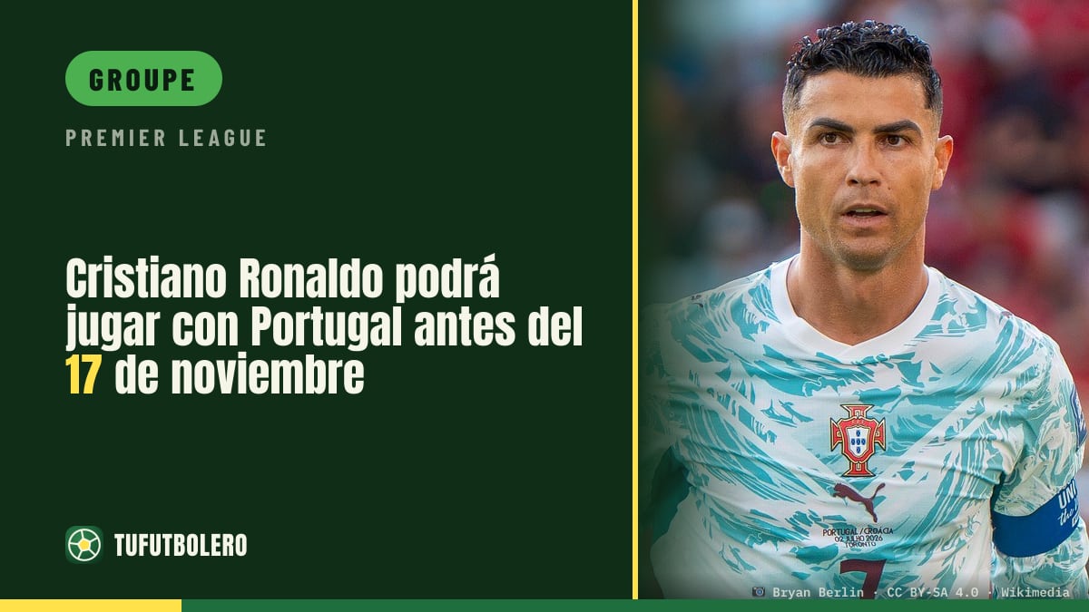 Cristiano Ronaldo pourrait être disponible avec le Portugal avant le 17 novembre
