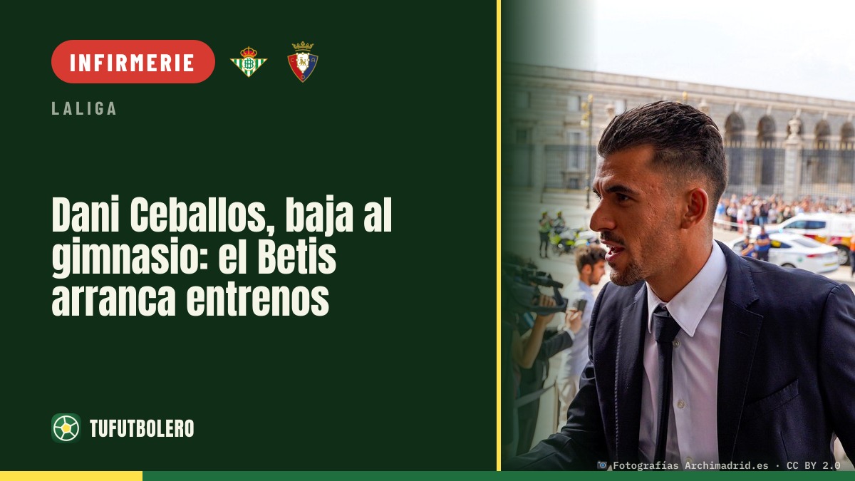 Dani Ceballos s’entraîne en salle : le Betis reprend