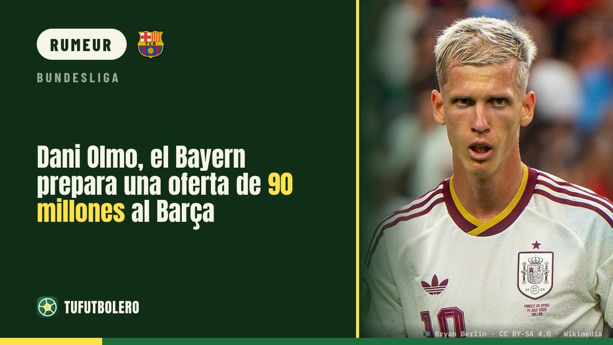 Dani Olmo : le Bayern préparerait une offre à 90 M€ pour le Barça