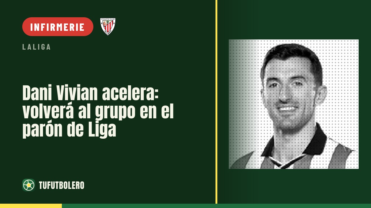 Dani Vivian revient: il va réintégrer le groupe pendant la trêve de Liga