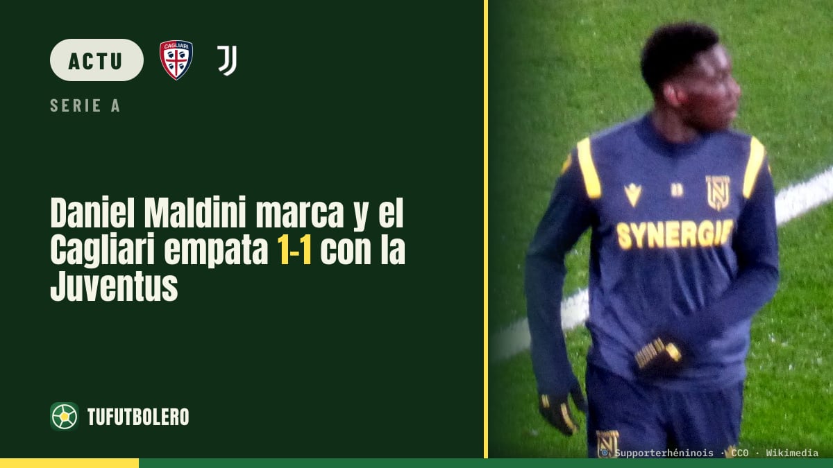 Daniel Maldini inscrit un but, Cagliari tient la Juventus 1-1