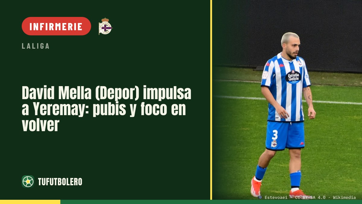 David Mella (Dépor) soutient Yeremay après sa blessure au pubis