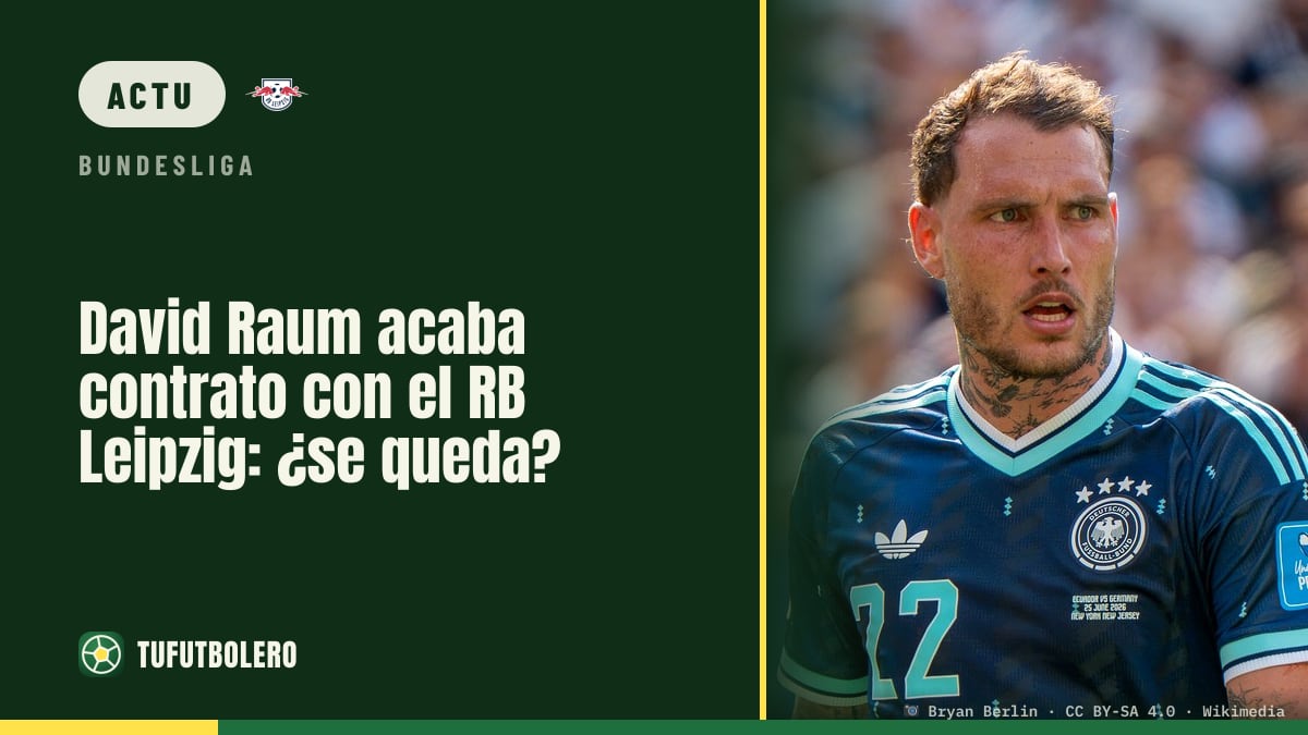 David Raum arrive en fin de contrat au RB Leipzig: avenir incertain