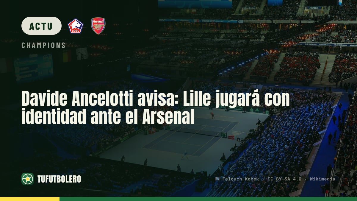 Davide Ancelotti prévient : le Lille gardera son identité contre Arsenal