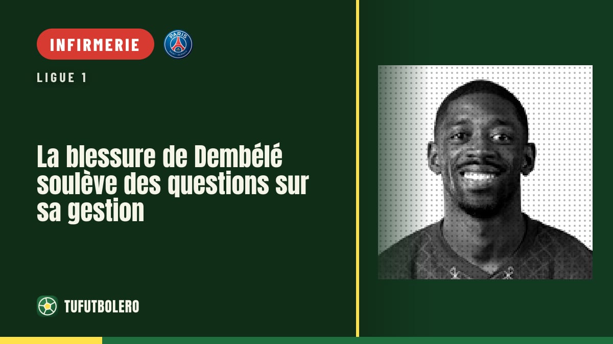 La blessure de Dembélé soulève des questions sur sa gestion