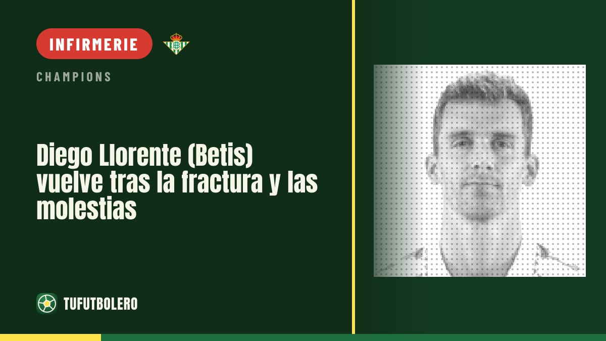 Diego Llorente (Betis) revient après fracture du nez et gênes musculaires