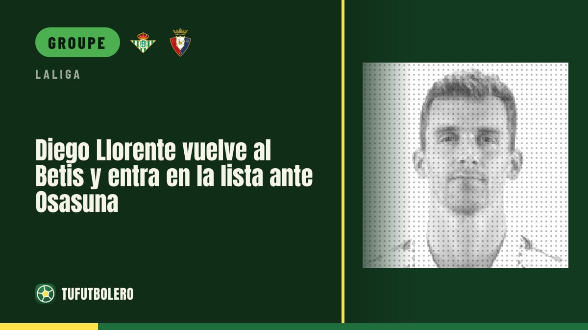 Diego Llorente revient dans le groupe du Betis face à Osasuna