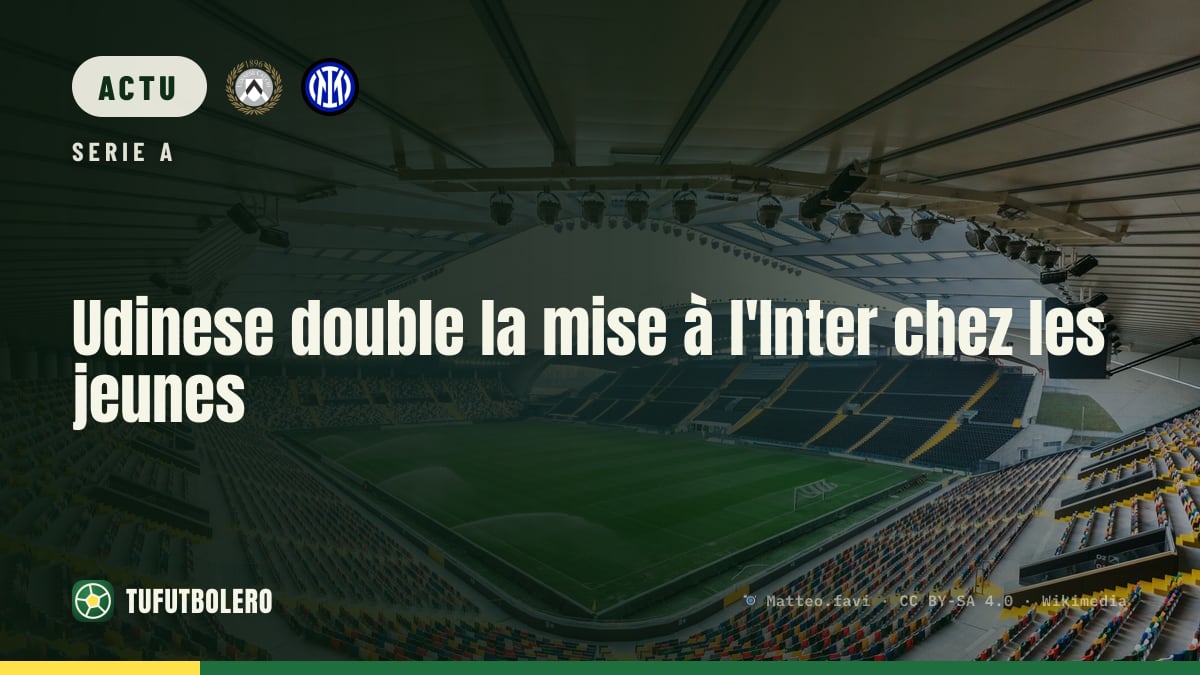 Udinese double la mise à l'Inter chez les jeunes