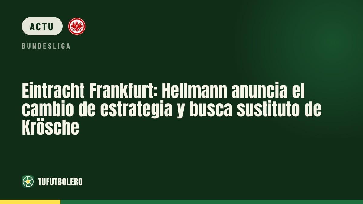 Eintracht Francfort : Hellmann annonce un virage stratégique et vise le successeur de Krösche