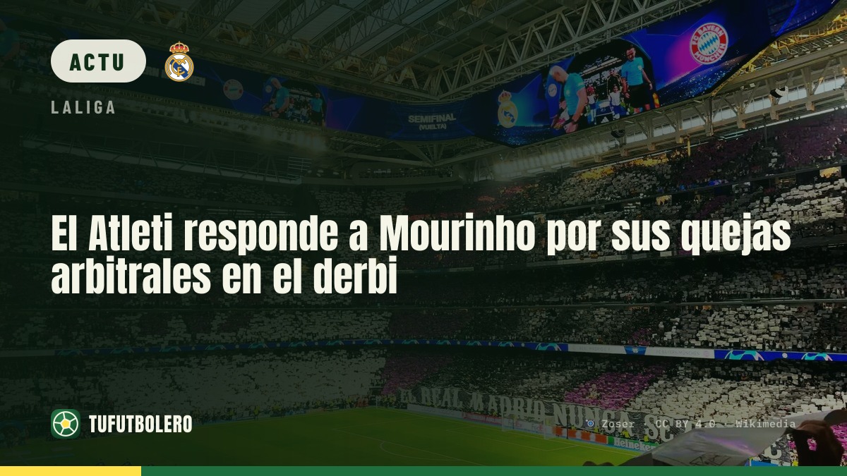 L’Atlético répond à Mourinho après ses plaintes à propos de l’arbitrage