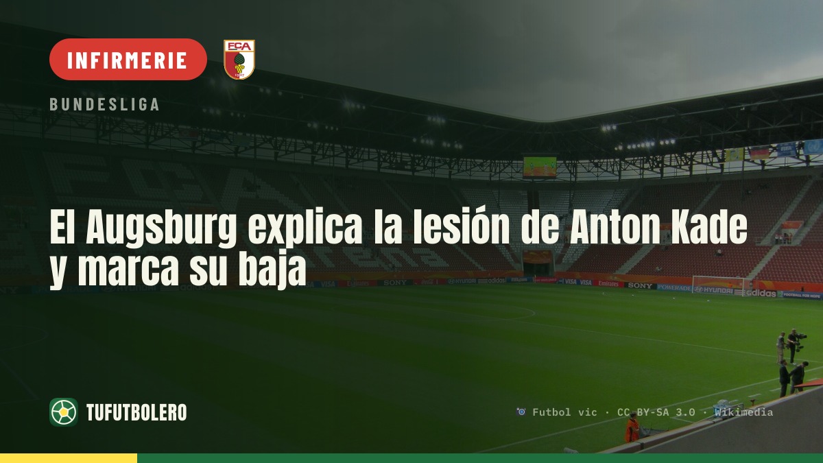 L’Augsburg explique la blessure d’Anton Kade et confirme son absence