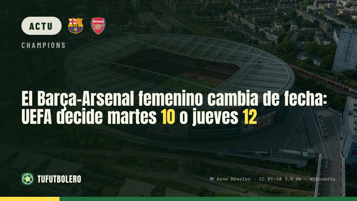 Barça-Arsenal féminin change de date : la UEFA vise mardi 10 ou jeudi 12