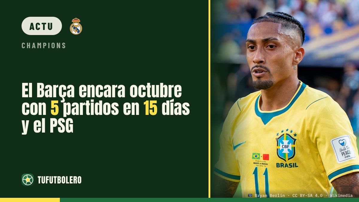 Le Barça attaque octobre avec 5 matches en 15 jours et le PSG