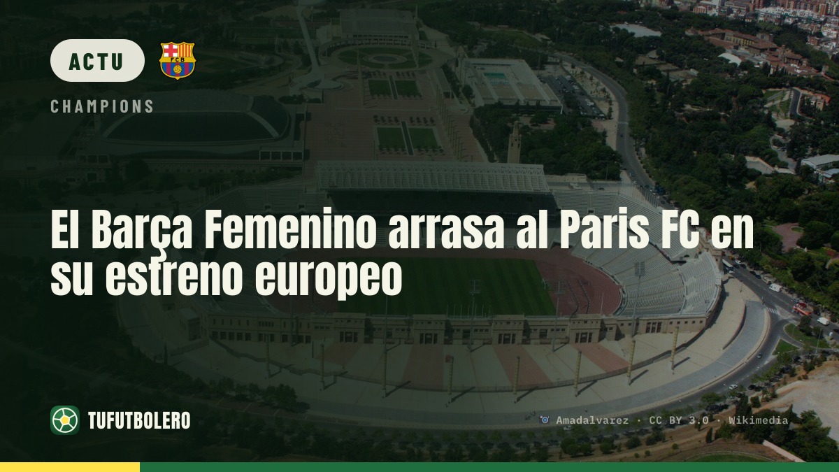 Le Barça féminin écrase le Paris FC pour son entrée en Ligue des champions