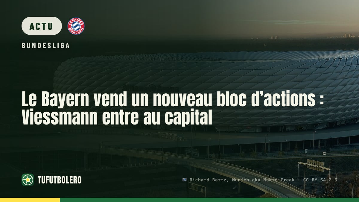Le Bayern vend un nouveau bloc d’actions : Viessmann entre au capital