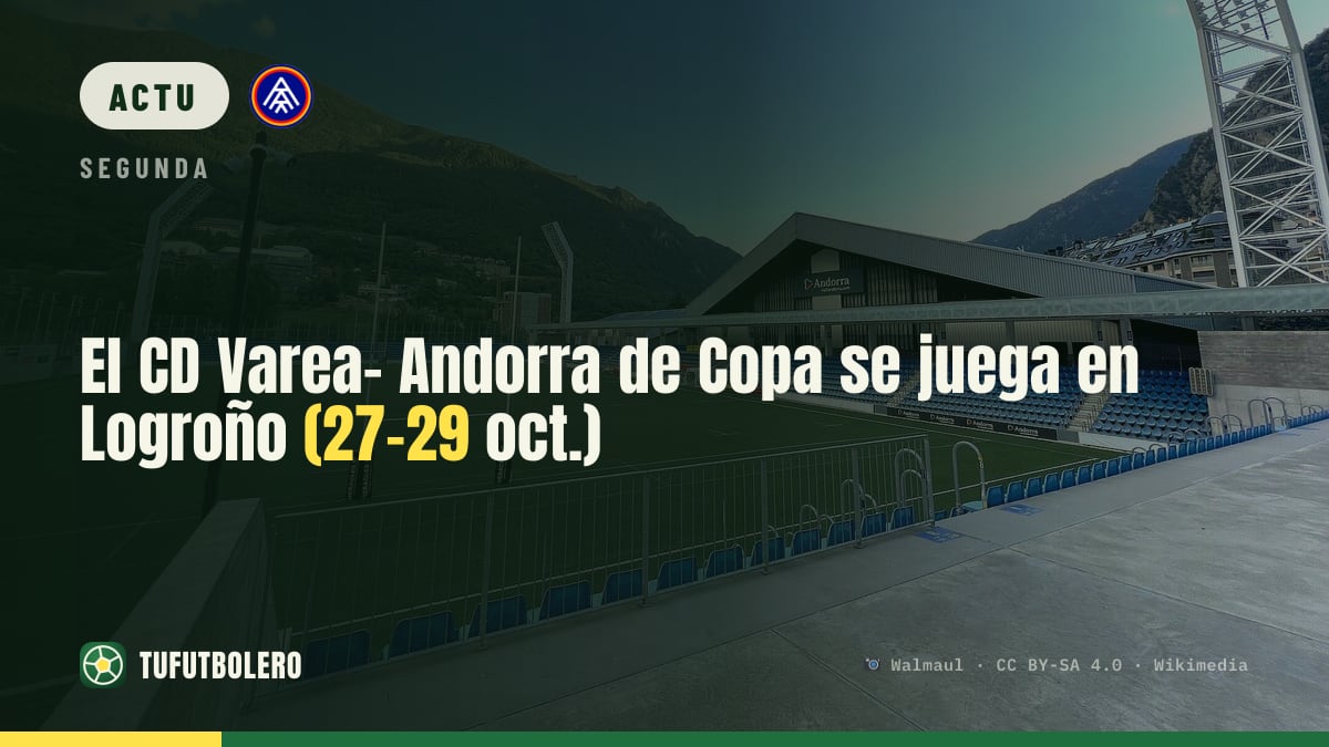 CD Varea-Andorra en Coupe : à Logroño (27-29 octobre)