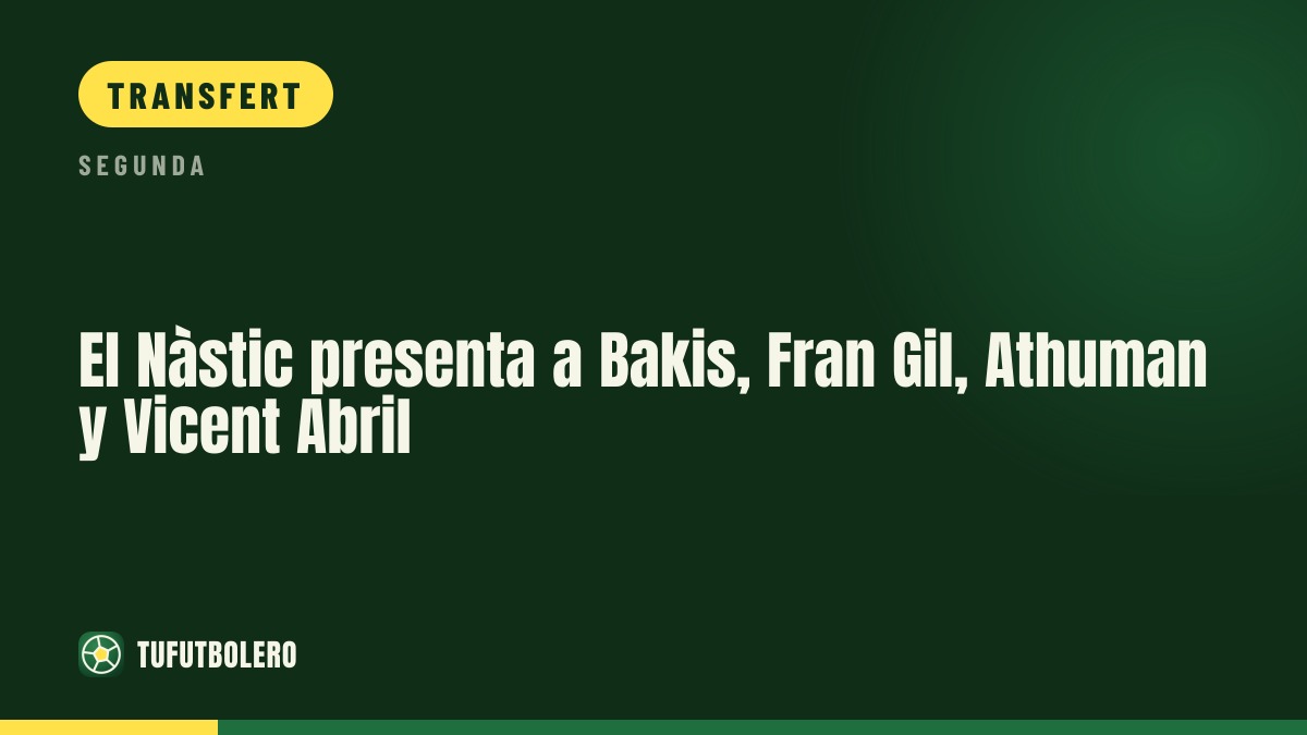Le Nàstic présente Bakis, Fran Gil, Athuman et Vicent Abril