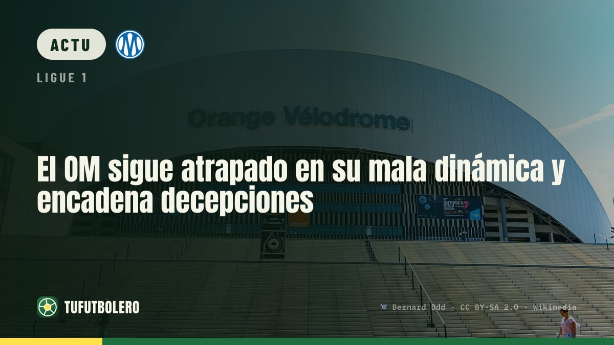 L’OM reste enfermé dans une mauvaise dynamique