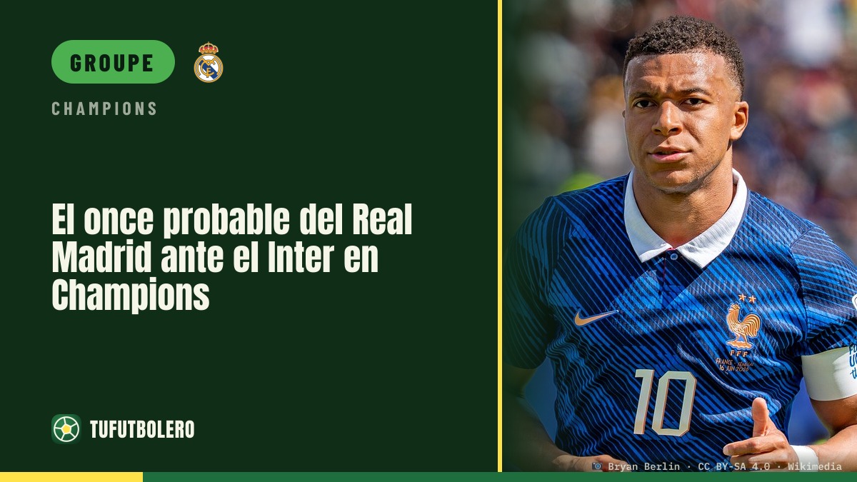 Onze probable du Real Madrid face à l’Inter en Ligue des champions